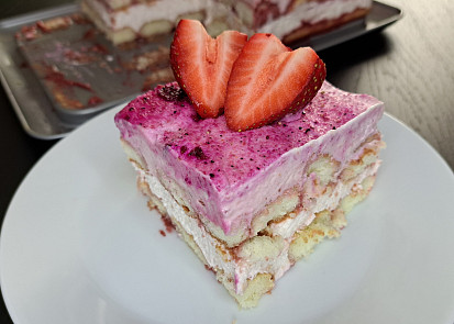 Jahodové tiramisu II