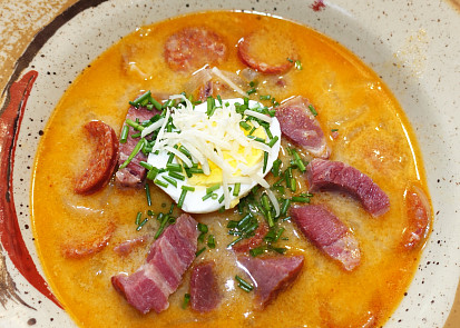 Moravská velikonoční polévka šmigrustovka