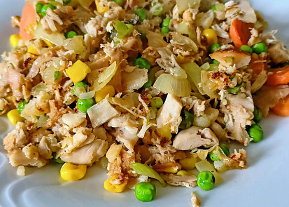 Rychlovka ze zbytků pečeného kuřete