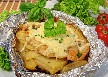 Kotlety pečené v alobalu