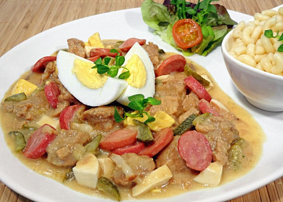 Sójové kostky po španělsku