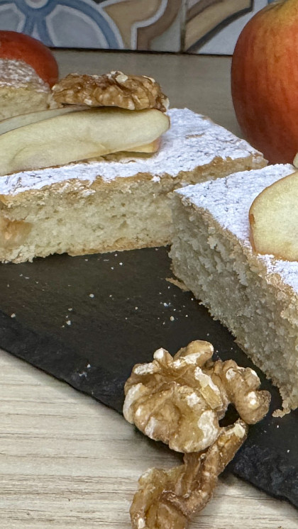 Jablkový koláč litý na plech