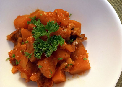 Kari s květákem a máslovou dýní