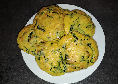 Špenátové placičky s brynzou
