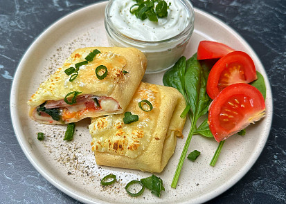 Proteinové palačinky na slano