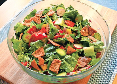 Arabský salát Fattoush
