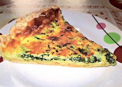 Kuřecí quiche se špenátem