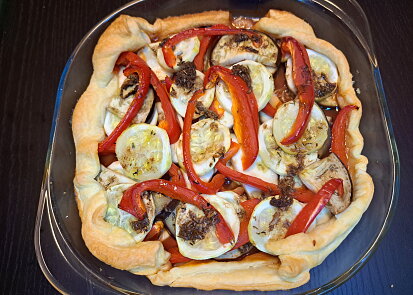 Ratatouille koláč