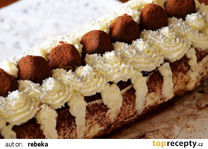 tiramisu Mascarpone s roláda recept TopRecepty.cz recept s  mascarpone Tiramisu